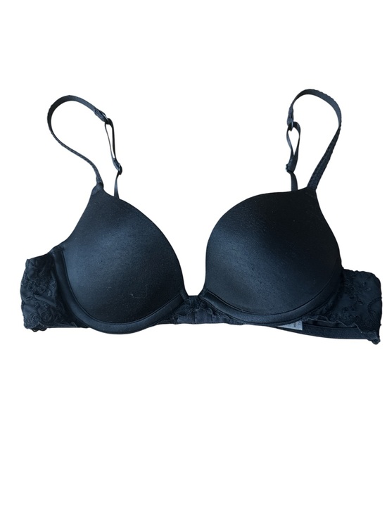 Wonderbra Other - Wonderbra 7640 Light Lift Lace Gel 34B Plunge Push Up Bra Molded Black Rare